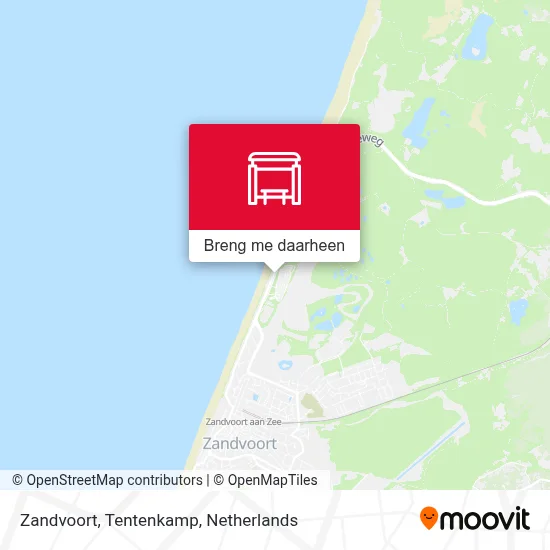 Zandvoort, Tentenkamp kaart