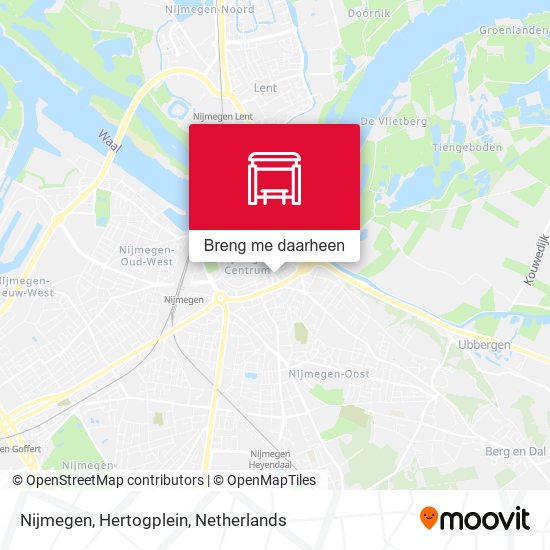 Nijmegen, Hertogplein kaart