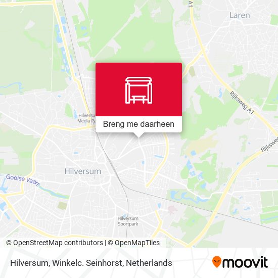Hilversum, Winkelc. Seinhorst kaart