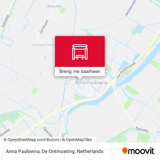 Anna Paulowna, De Ontmoeting kaart