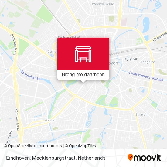 Eindhoven, Mecklenburgstraat kaart