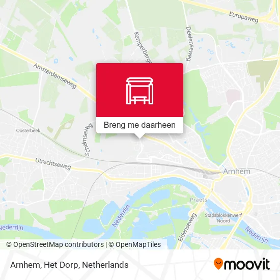 Arnhem, Het Dorp kaart
