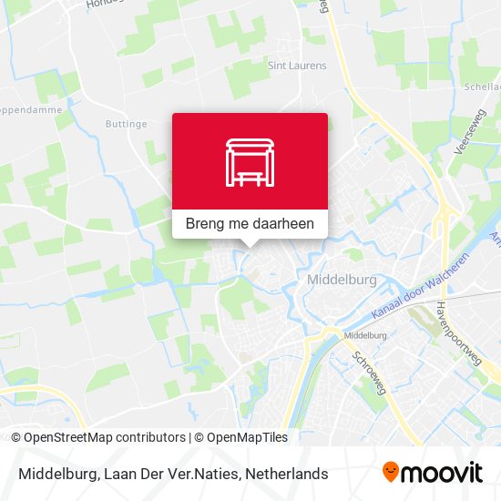 Middelburg, Laan Der Ver.Naties kaart