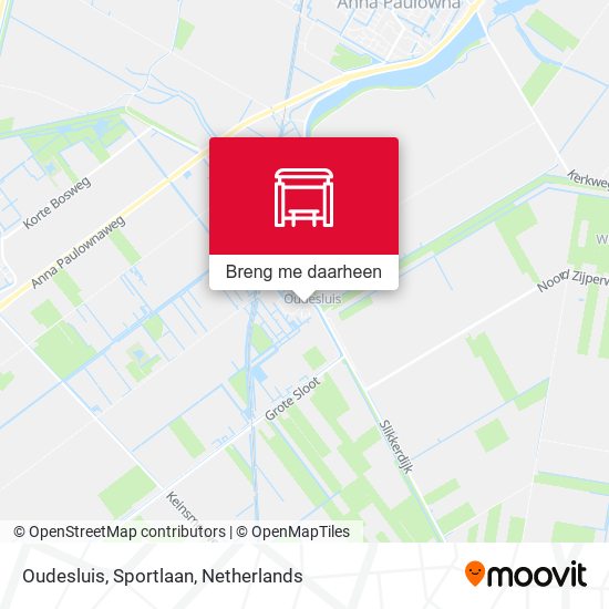 Oudesluis, Sportlaan kaart
