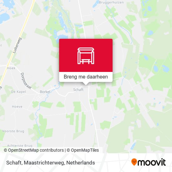 Schaft, Maastrichterweg kaart
