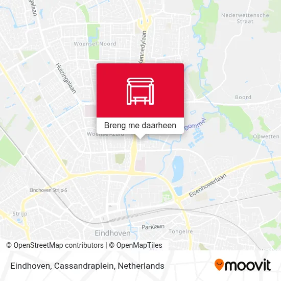 Eindhoven, Cassandraplein kaart