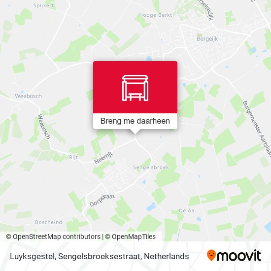 Luyksgestel, Sengelsbroeksestraat kaart