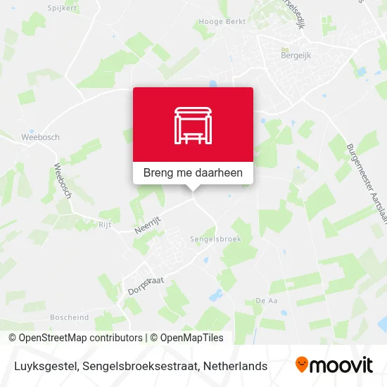 Luyksgestel, Sengelsbroeksestraat kaart