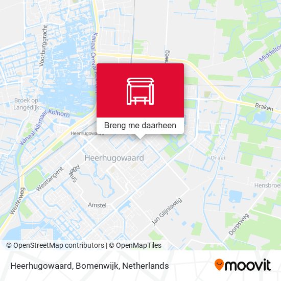 Heerhugowaard, Bomenwijk kaart