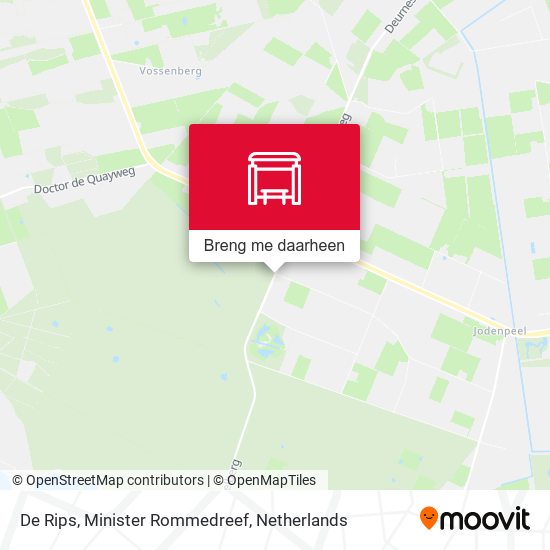 De Rips, Minister Rommedreef kaart