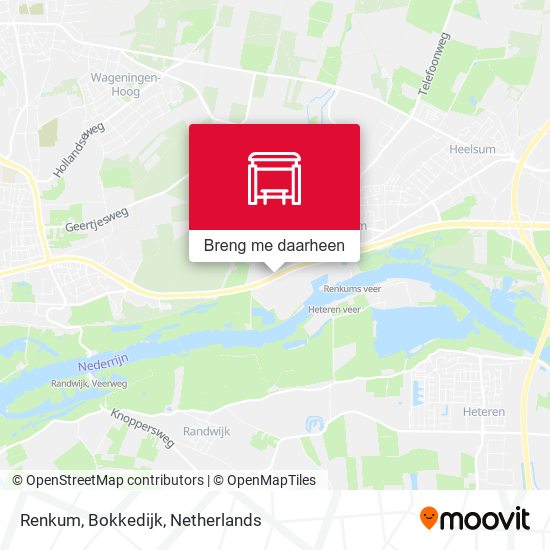 Renkum, Bokkedijk kaart