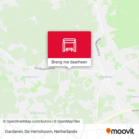 Garderen, De Hertshoorn kaart