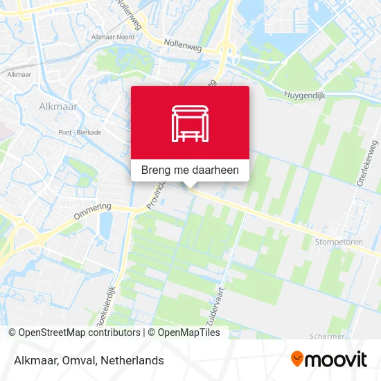 Alkmaar, Omval kaart