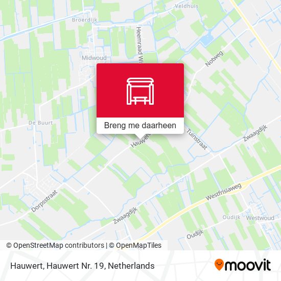 Hauwert, Hauwert Nr. 19 kaart