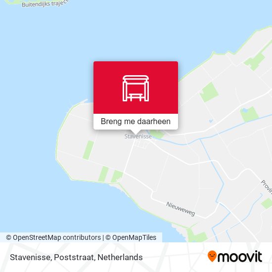 Stavenisse, Poststraat kaart