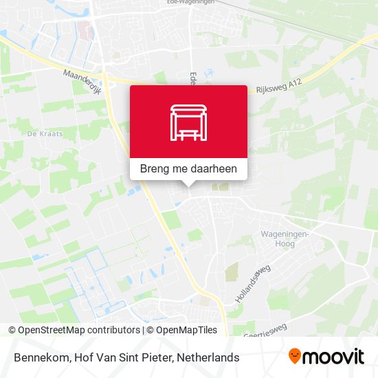 Bennekom, Hof Van Sint Pieter kaart