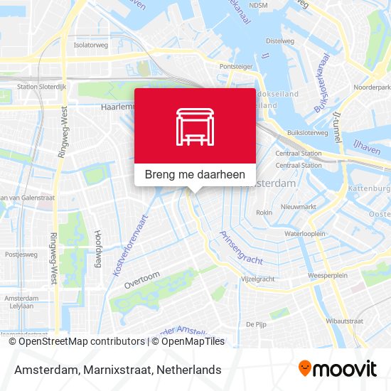 Amsterdam, Marnixstraat kaart