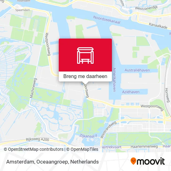 Amsterdam, Oceaangroep kaart