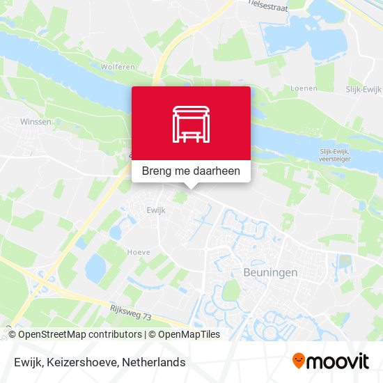 Ewijk, Keizershoeve kaart