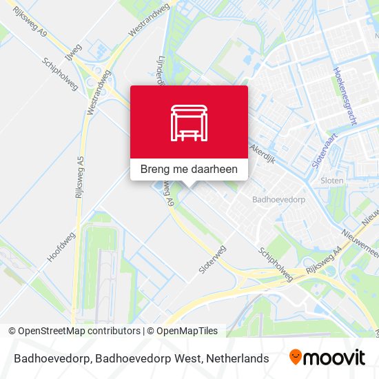 Badhoevedorp, Badhoevedorp West kaart