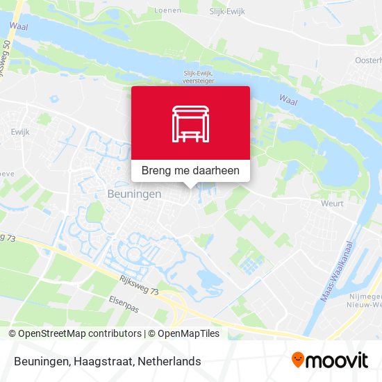 Beuningen, Haagstraat kaart