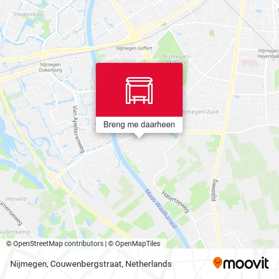 Nijmegen, Couwenbergstraat kaart