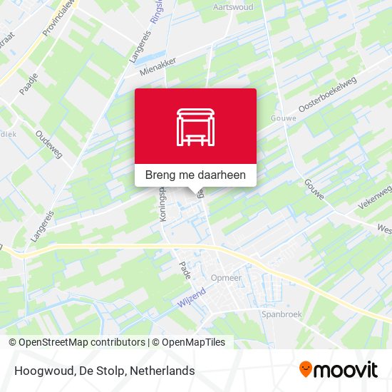 Hoogwoud, De Stolp kaart