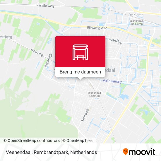 Veenendaal, Rembrandtpark kaart