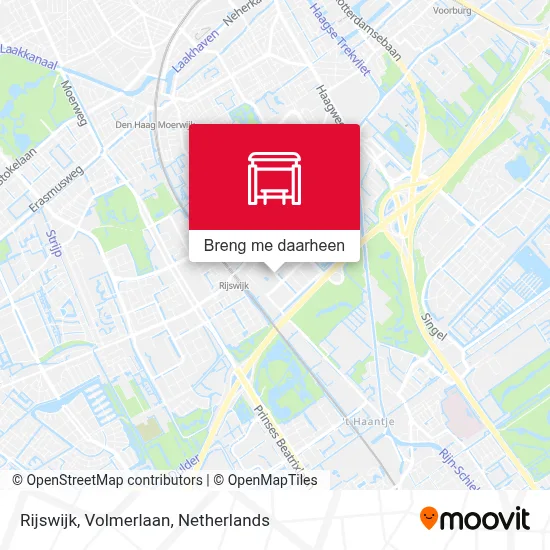 Rijswijk, Volmerlaan kaart