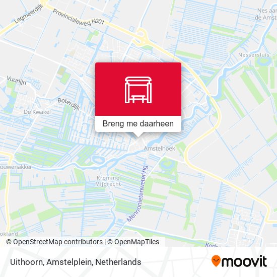 Uithoorn, Amstelplein kaart