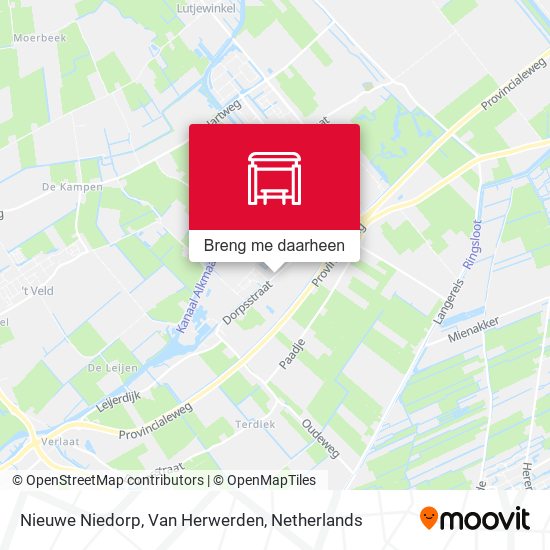 Nieuwe Niedorp, Van Herwerden kaart