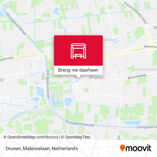 Drunen, Maleisielaan kaart