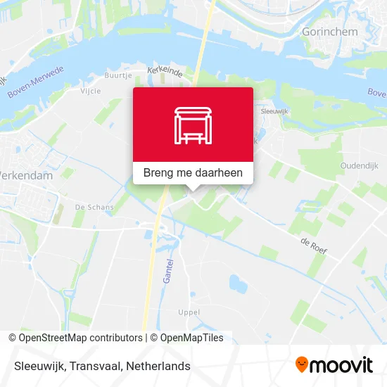 Sleeuwijk, Transvaal kaart