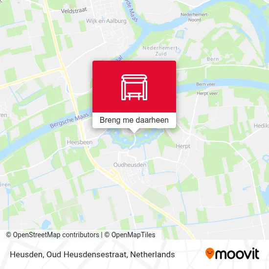 Heusden, Oud Heusdensestraat kaart