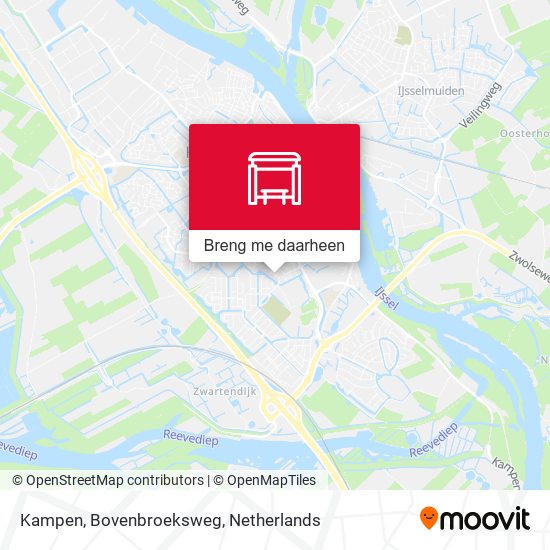 Kampen, Bovenbroeksweg kaart