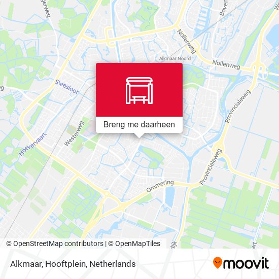 Alkmaar, Hooftplein kaart