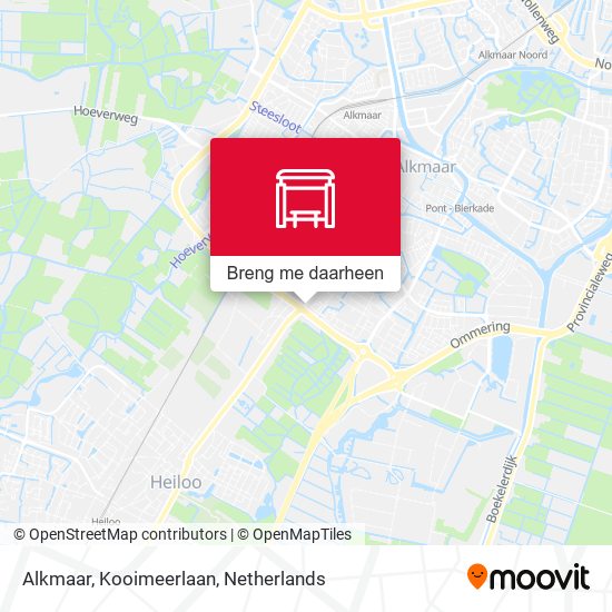 Alkmaar, Kooimeerlaan kaart