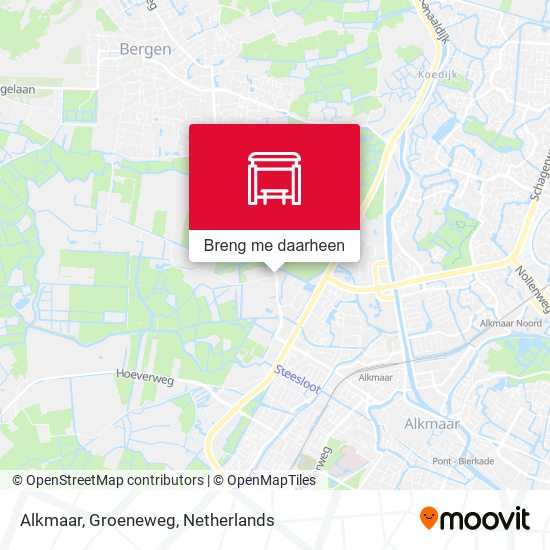 Alkmaar, Groeneweg kaart