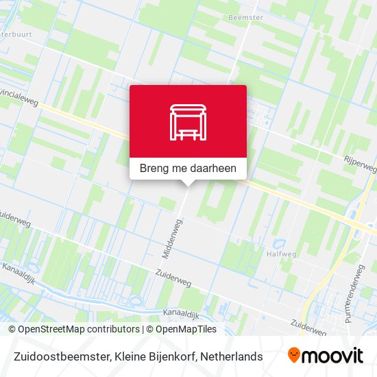 Zuidoostbeemster, Kleine Bijenkorf kaart