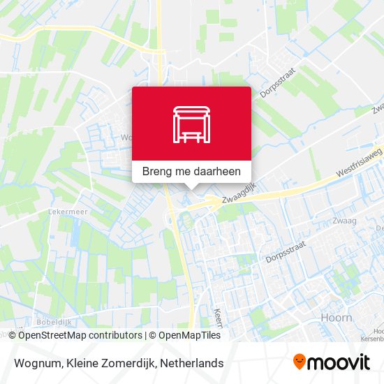 Wognum, Kleine Zomerdijk kaart