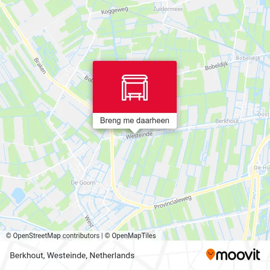 Berkhout, Westeinde kaart