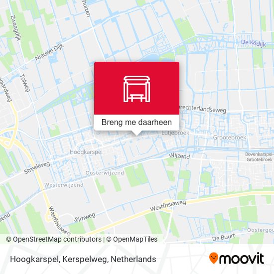 Hoogkarspel, Kerspelweg kaart