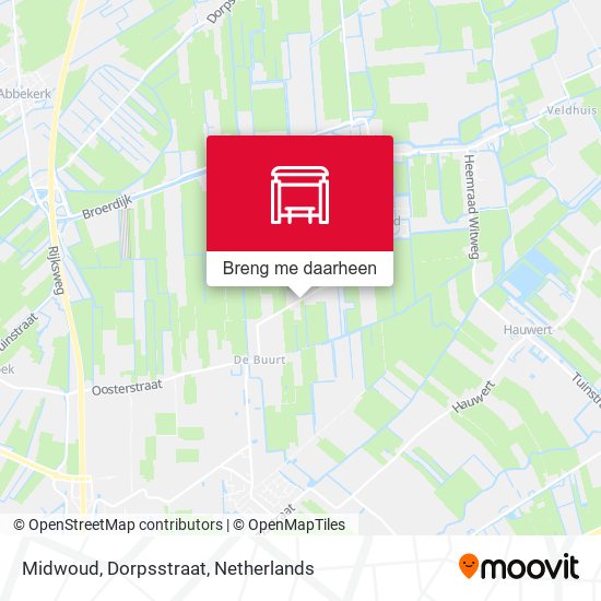 Midwoud, Dorpsstraat kaart