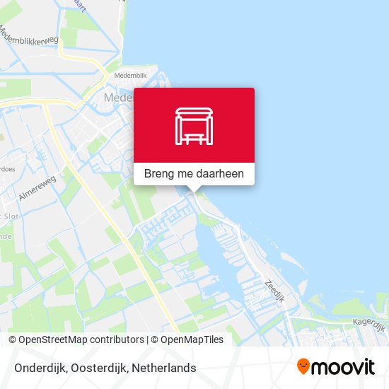 Onderdijk, Oosterdijk kaart