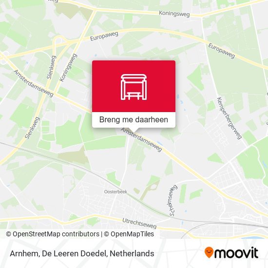 Arnhem, De Leeren Doedel kaart