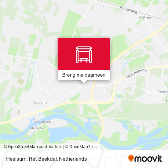 Heelsum, Het Beekdal kaart