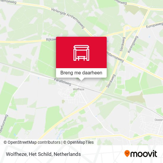 Wolfheze, Het Schild kaart
