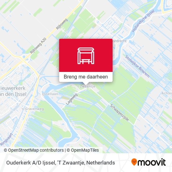 Ouderkerk A / D Ijssel, 'T Zwaantje kaart