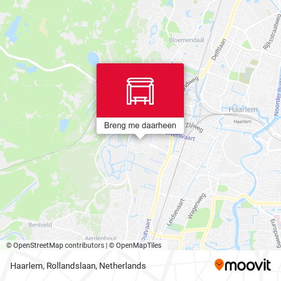 Haarlem, Rollandslaan kaart