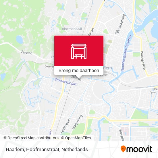 Haarlem, Hoofmanstraat kaart